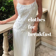 Load image into Gallery viewer, Rosette Maxi Dress