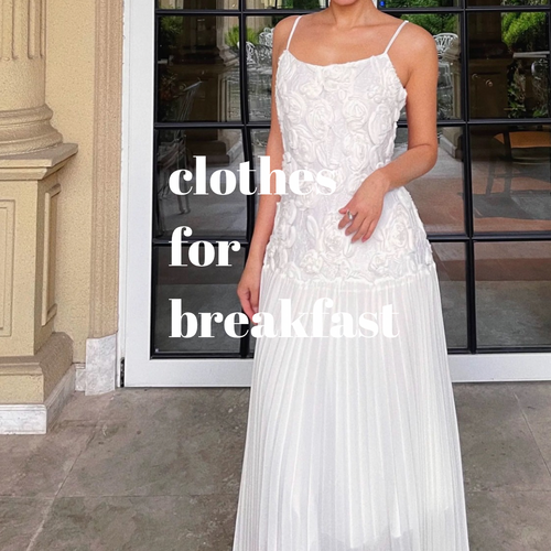 Rosette Maxi Dress