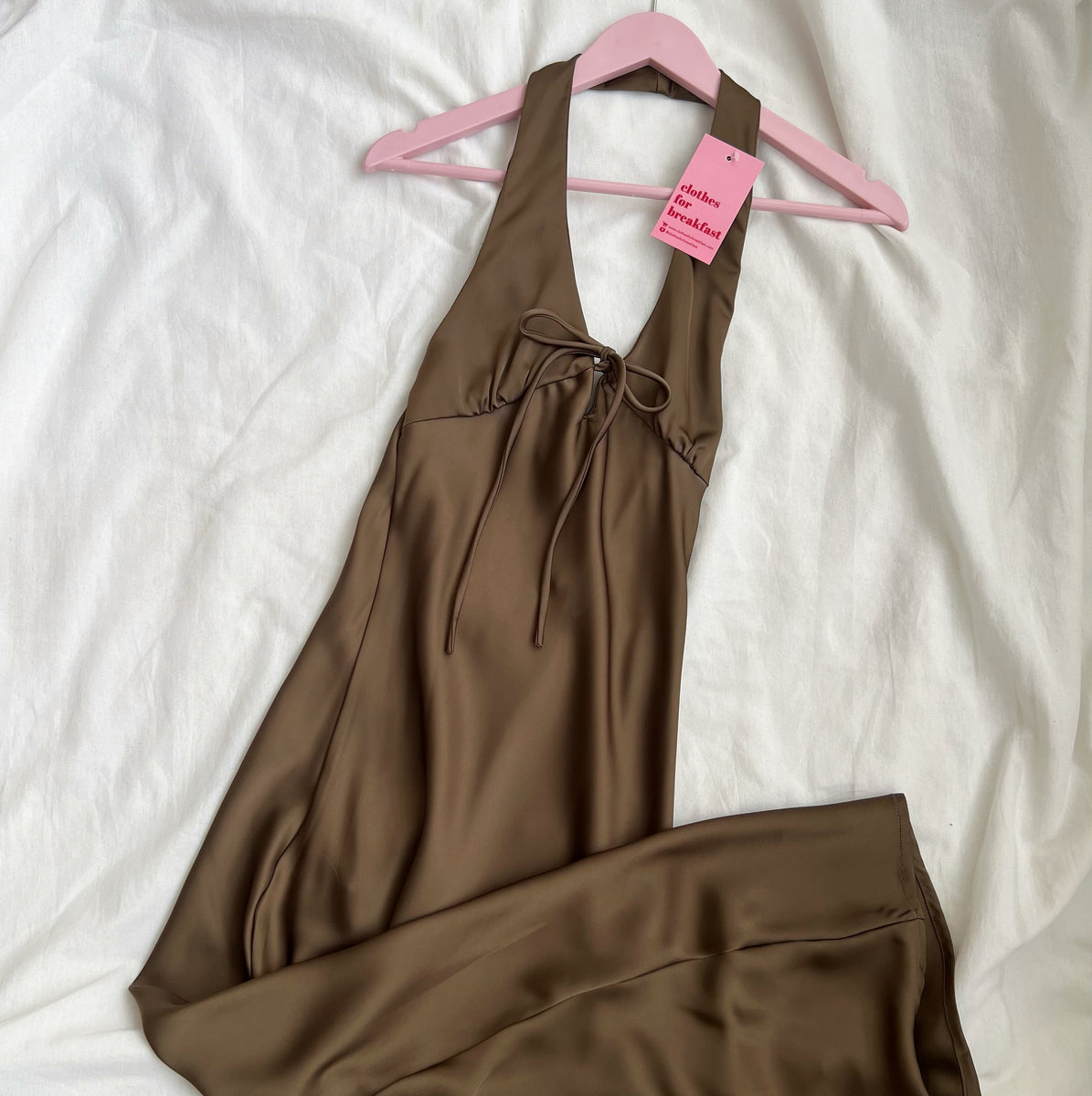 Bethany Satin Dress – Clothes for Breakfast