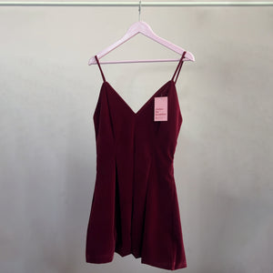 Ruby Velvet Dress