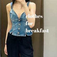Load image into Gallery viewer, Chelsea Denim Top