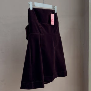 Plum Velvet Dress