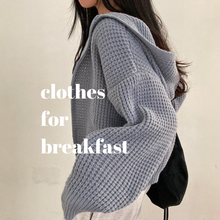 Load image into Gallery viewer, Waffle Knit Hoodie