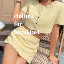 Load image into Gallery viewer, Buttermilk Tweed Set