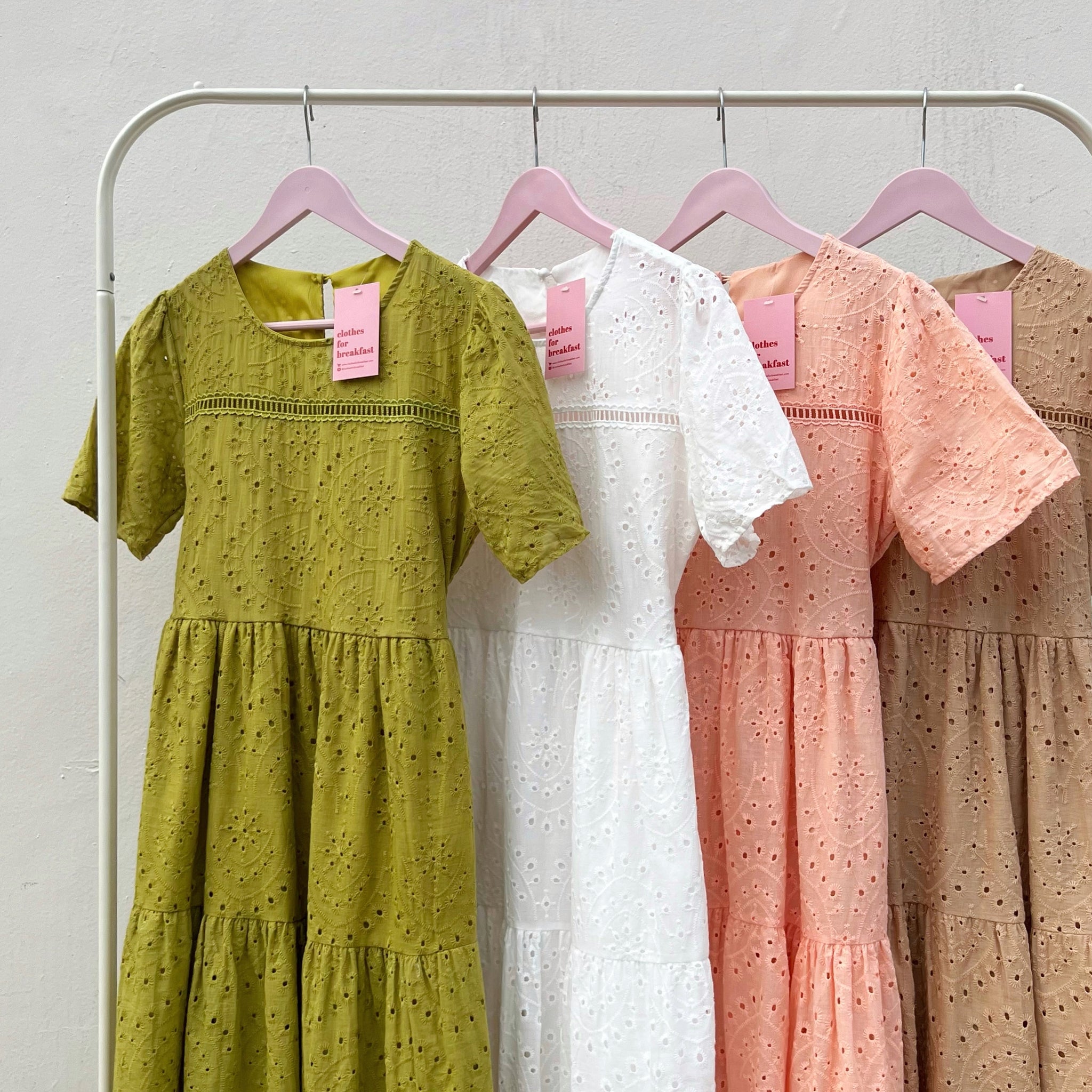 Aurora Eyelet Dress Clothes for Breakfast Aurora Eyelet Dress Clothes for Breakfast