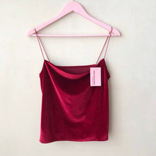 Load image into Gallery viewer, Velvet String Cami